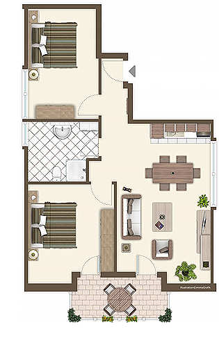 Ferienwohnung 1 Ferienwohnung Bodensee